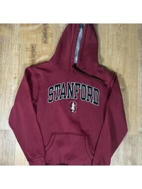 Y2K Stanford University Champion Hoodie – Burgundy (Women’s S)